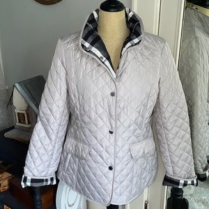 Gray Taupe Quilted Lightweight Nylon Jacket🖤🩶🖤🩶